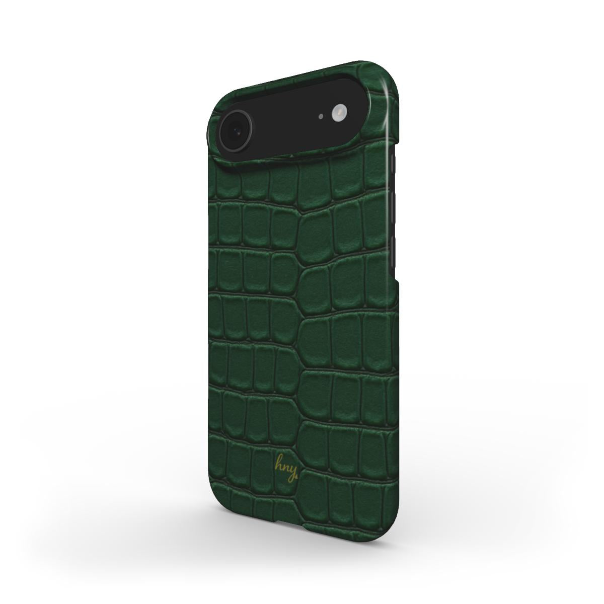 Verdant Croc Snap Phone Case