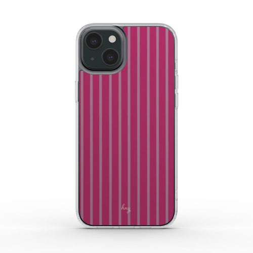 Berry Rosé Clear Phone Case